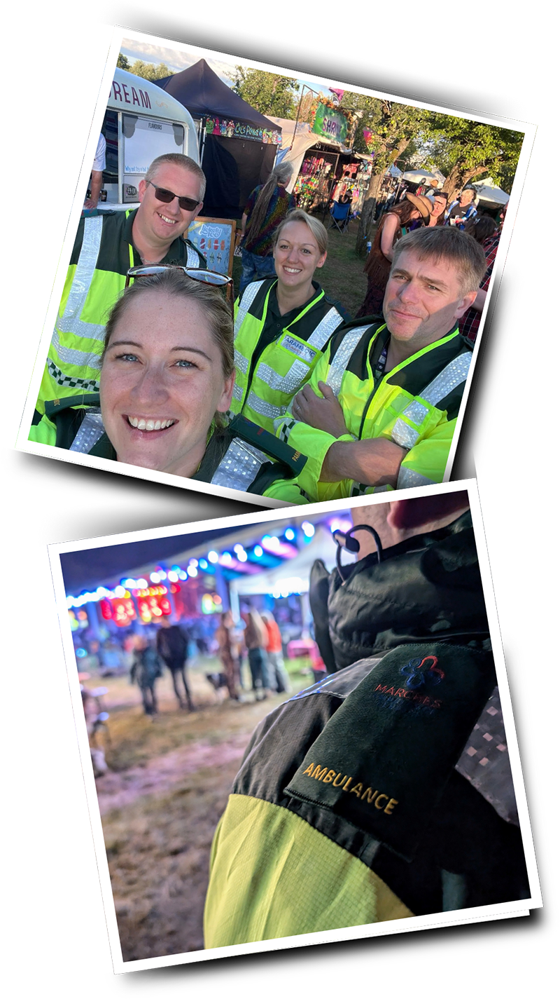 Event Medical Cover team Event medical cover team from Marches Ambulance