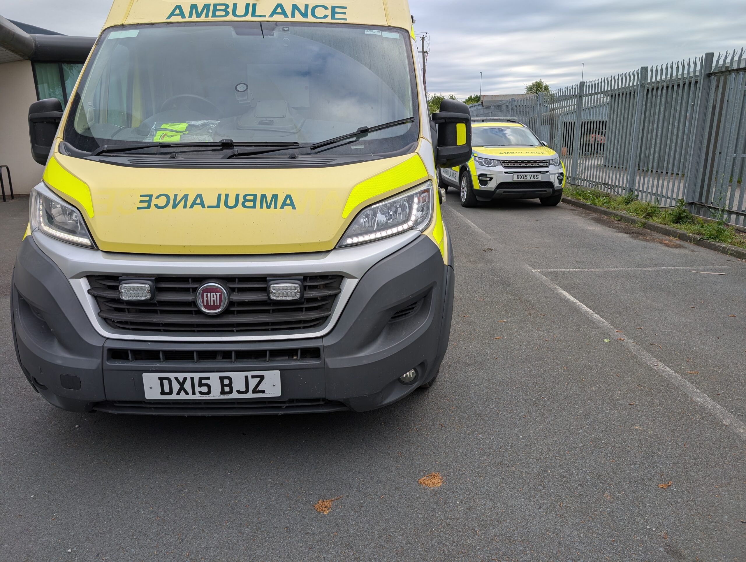 PXL_20250504_072220178 Private ambulance hire – Marches Ambulance patient transport vehicle ready for a planned journey