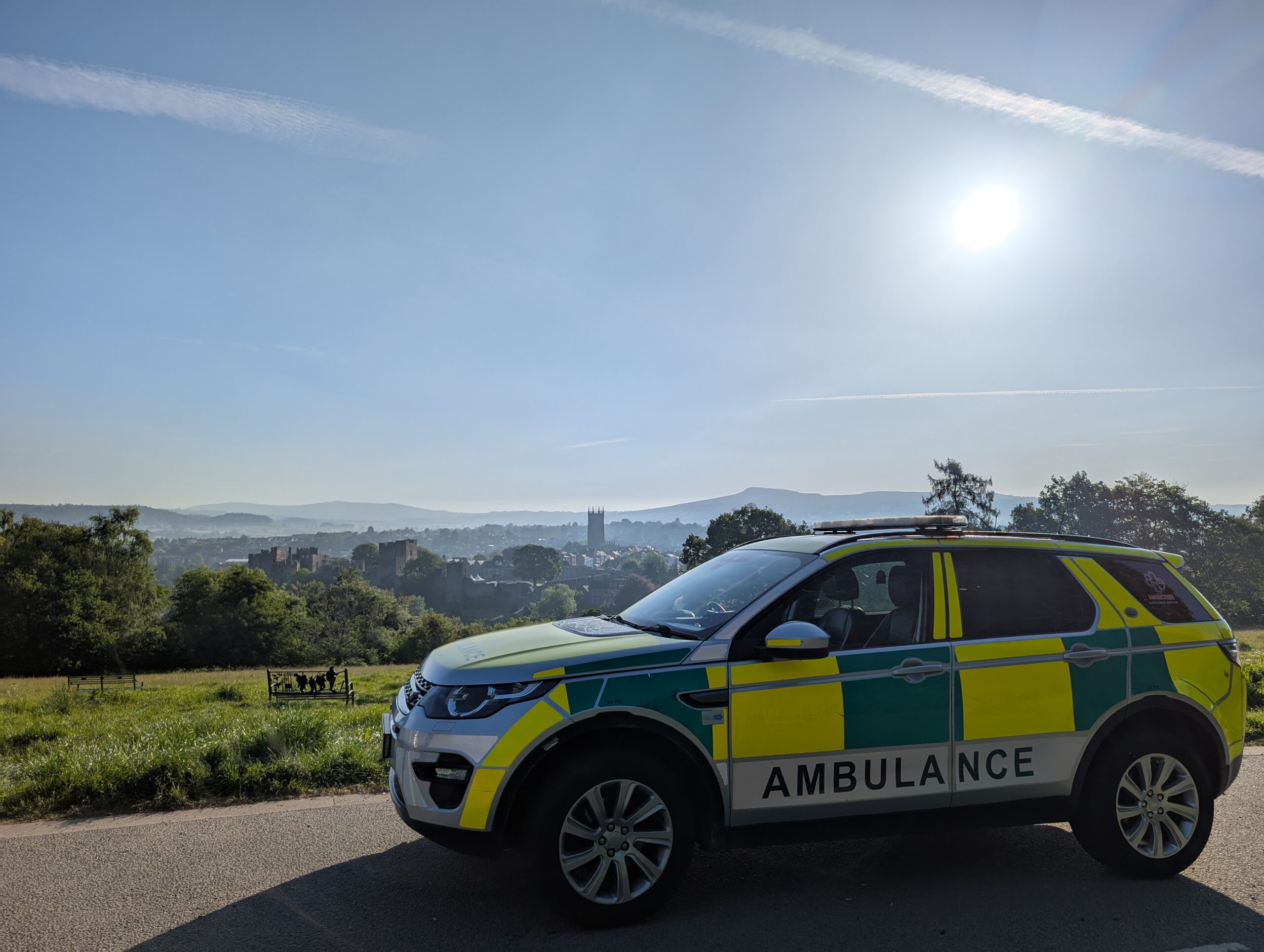 PXL_20250518_062152017 Falls response service vehicle from Marches Community Response in the Herefordshire countryside